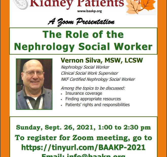 The Role of the Nephrology Social Worker